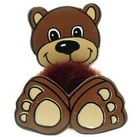 Brown Bear Logo - Fun Brown Bear Logo Bug | UK Corporate Gifts