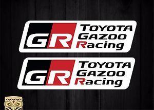 Toyota Racing Logo - Sticker decal sticker AUTOCOLLANT AUFKLEBER toyota gazoo racing logo ...