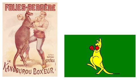 Boxing Kangaroo Logo - Symbols of Australia - Defiance and Conformity