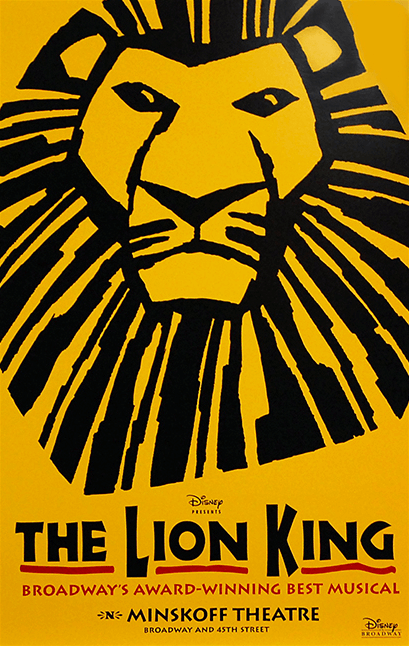 Lion King Broadway Logo - The Lion King Broadway Poster - The Lion King | PlaybillStore.com