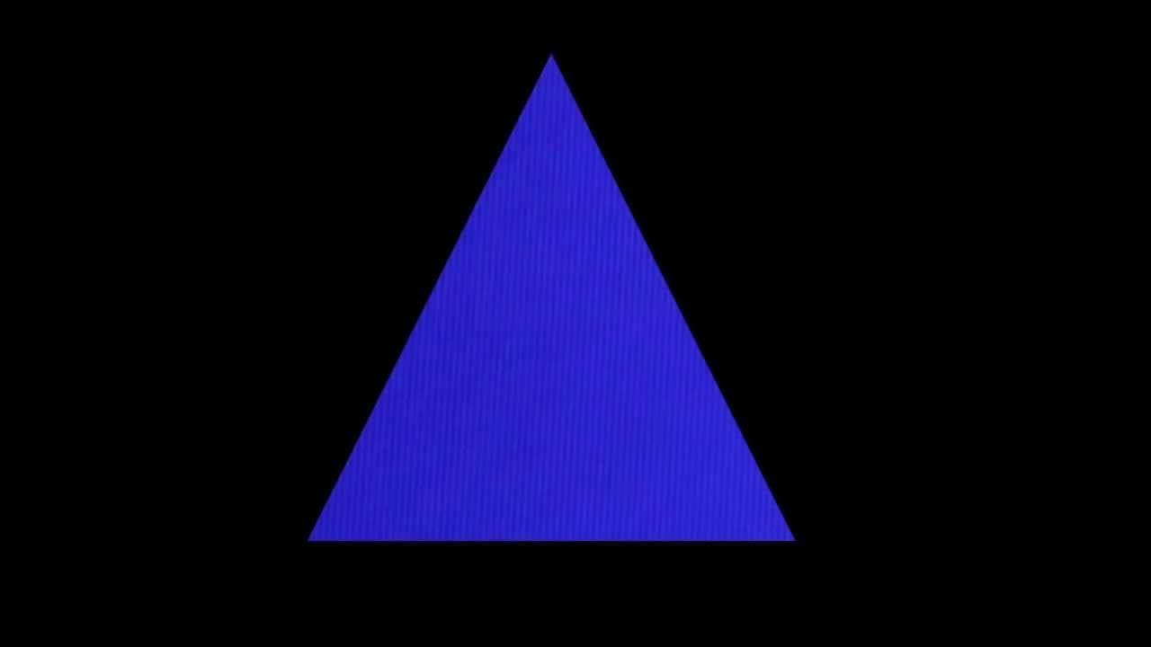 Triangle with Loop Logo - Triangle Glitch Loop - Logo Animations (TV / VHS inspired) VJ glitch ...