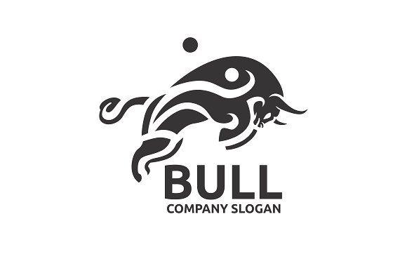 Bull Company Logo - Bull logo Logo Templates Creative Market