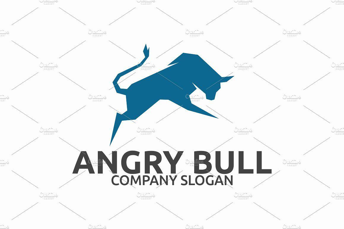 Bull Company Logo - Angry Bull Logo ~ Logo Templates ~ Creative Market