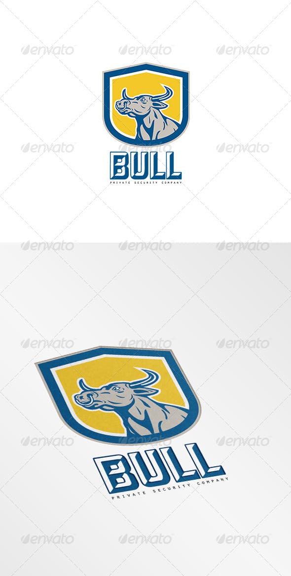 Bull Company Logo - Bull Private Security Company Logo