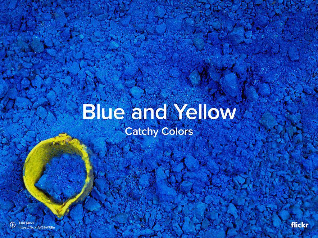 Blue and Yellow P Logo - Catchy Colors: Blue and Yellow | Flickr Blog