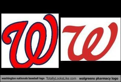 Walgreens Logo - Washington Nationals Baseball Logo Totally Looks Like Walgreens ...