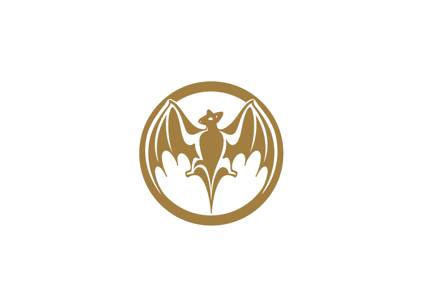 Gold Bat Logo - Bat Logos