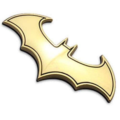 Gold Bat Logo - 3D Chrome Metal Bat Horse Logo Car Sticker Tail Decal (Gold - Bat ...