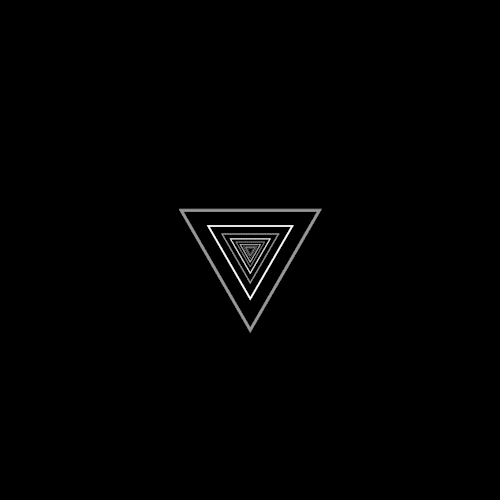 Triangle with Loop Logo - Black And White Loop GIF - Find & Share on GIPHY