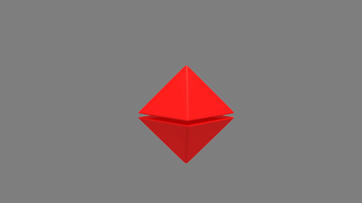 Triangle with Loop Logo - Pyramid loop 3D GIF on GIFER