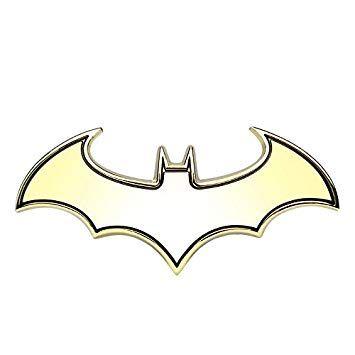 Gold Bat Logo - SKS Distribution® 3D Gold Stainless Steel Bat Batman high quality ...
