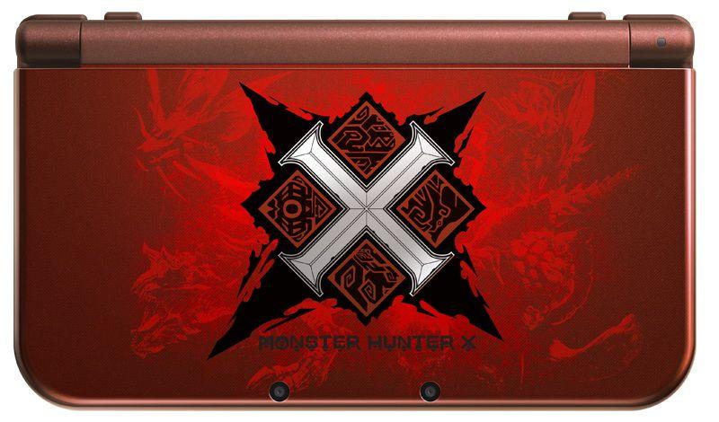 Cool Red X Logo - Check Out This Cool-Looking New Monster Hunter 3DS XL System - GameSpot