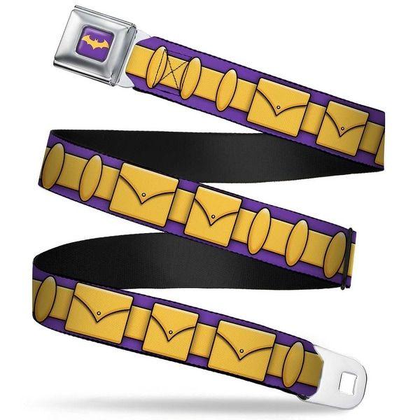 Gold Bat Logo - Shop Bat Logo Full Color Purple Gold Batgirl Utility Belt Purple