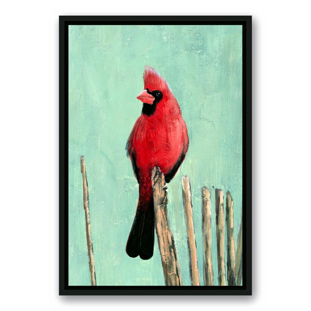 Cool Red X Logo - DESIGNS DIRECT 16 in. x 24 in. ''Cool Red Cardinal Turquoise