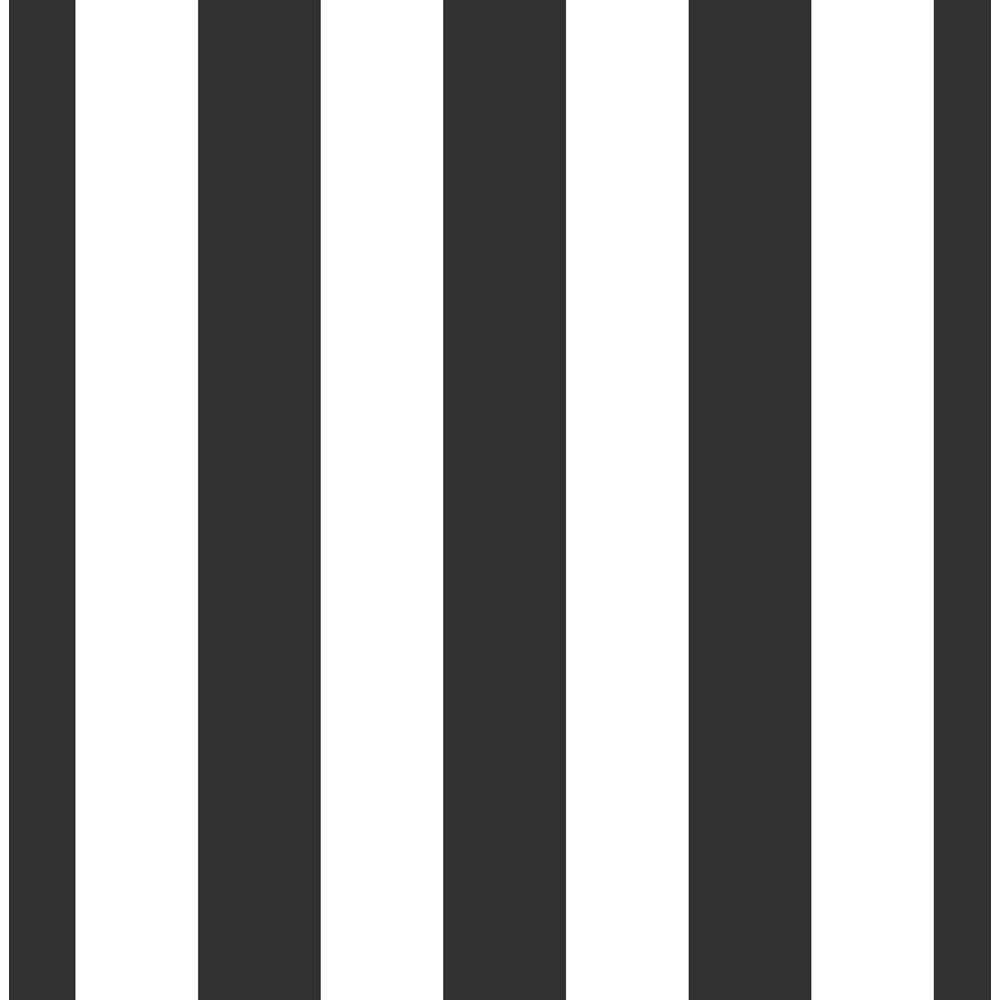Black and White Striped Logo - Wilko Wallpaper Stripe Black/White 50-576 | Wilko