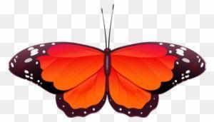 Orange and Red Butterfly Logo - Red Butterfly Clipart, Transparent PNG Clipart Images Free Download ...