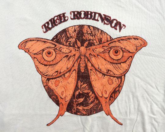 Orange and Red Butterfly Logo - Women's Butterfly Logo in Orange T-shirt - Rich Robinson