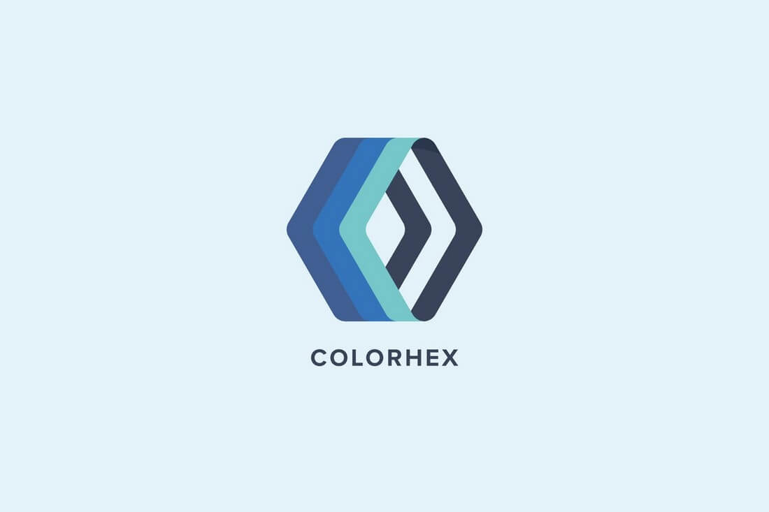 Turquoise Colored Logo - 50+ Best Minimal Logo Design Templates | Design Shack