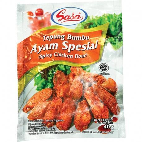 Bumbu Sasa Logo - Sasa Tepung Bumbu Ayam Spesial Spicy 40G - Kirim Belanja