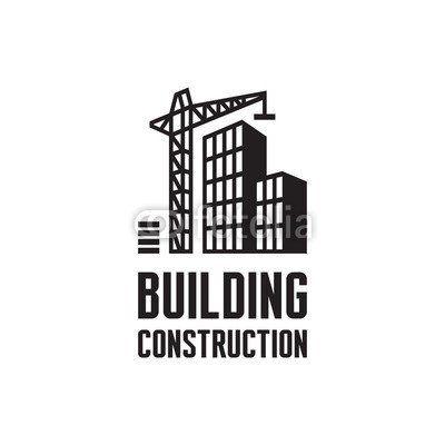 Google Construction Logo - adrium Building Construction Logo. Crane and Building Construction ...