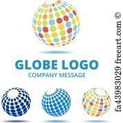Multi Colored Globe Logo - Free art print of Multi Color Globe Logo | FreeArt | fa43982966