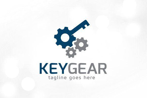 Gear Logo - Key Gear Logo Template ~ Logo Templates ~ Creative Market