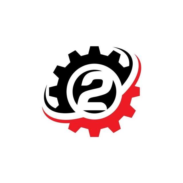 Gear Logo - Number 2 Gear Logo Design Template Template for Free Download on Pngtree