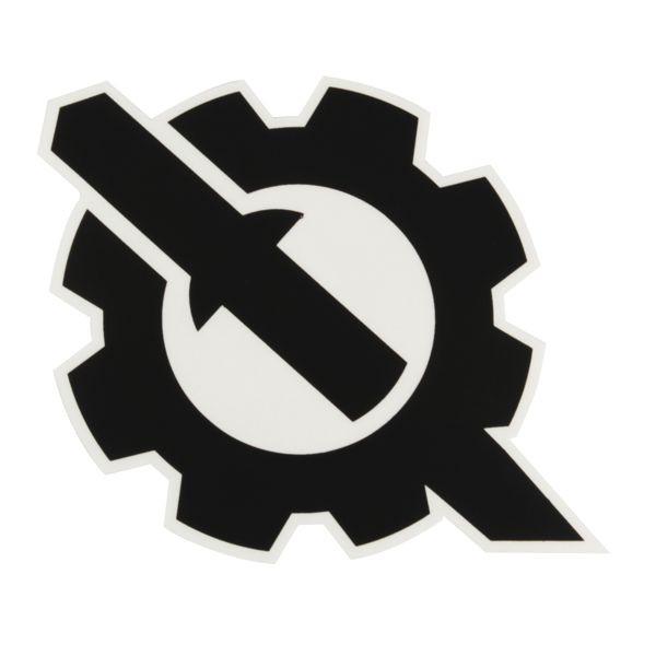 Gear Logo - Gear Logo Sticker - Black | Rotofugi