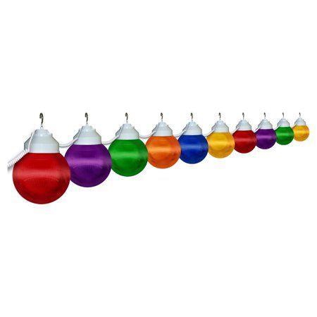 Multi Colored Globe Logo - Polymer Products LLC Multi-Color Globe String Light Set - Multicolor ...