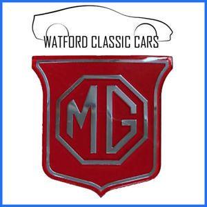 Red Shield Vehicle Logo - MGB and Midget Red Shield Grille Badge | eBay