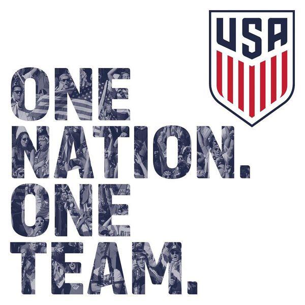 Red White Blue USA Nike Logo - Brand New: New Logo and Type Family for U.S. Soccer by Nike and Type