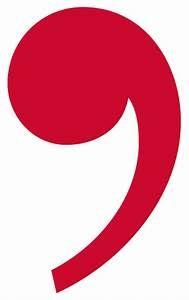 White Circle Red Apostrophe Logo - Red Comma Logo | Mungfali