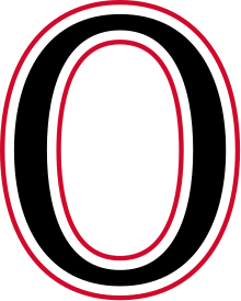 Black O Logo - Ottawa Senators (original)