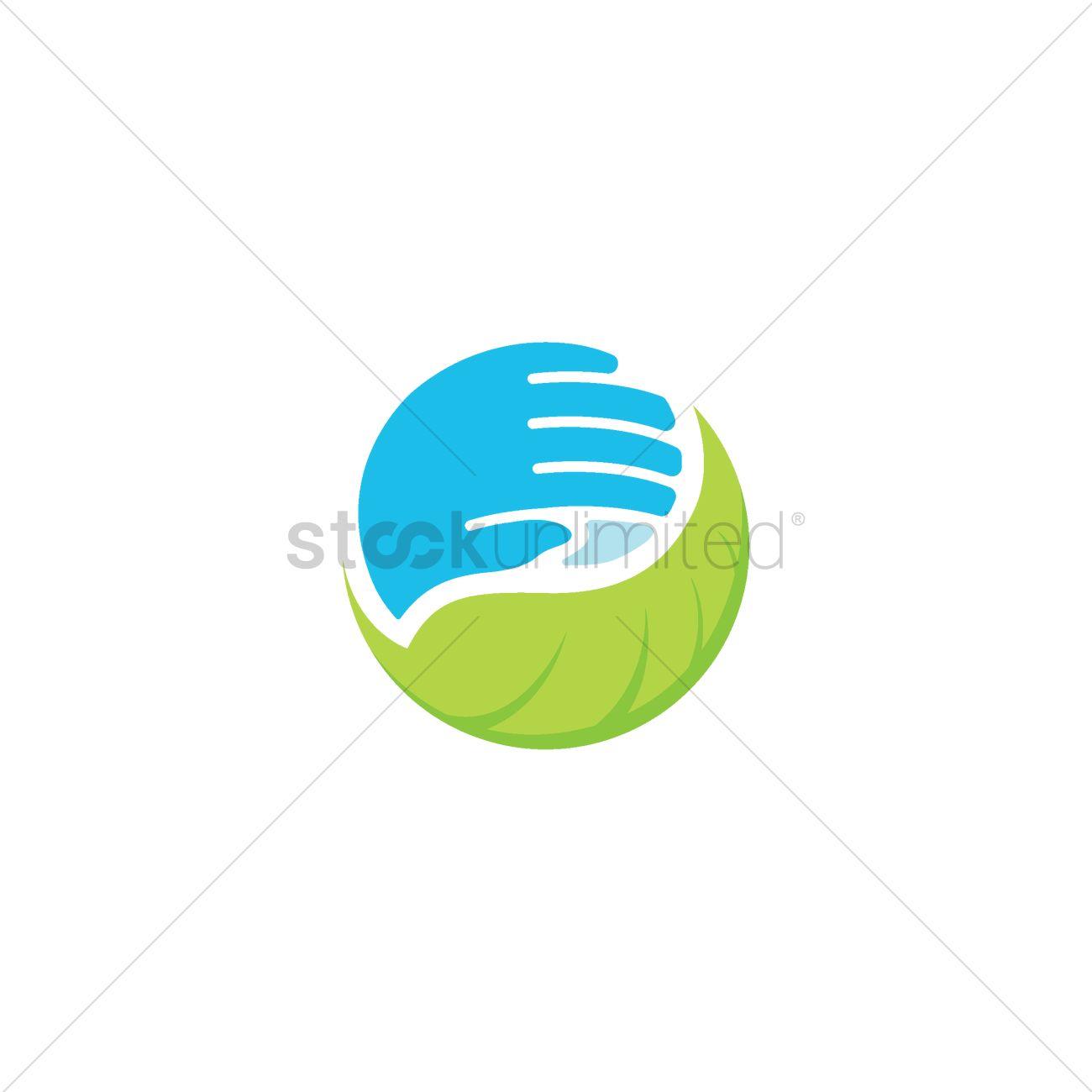Flags World Globe Logo - Globe logo element with ecological concept Vector Image
