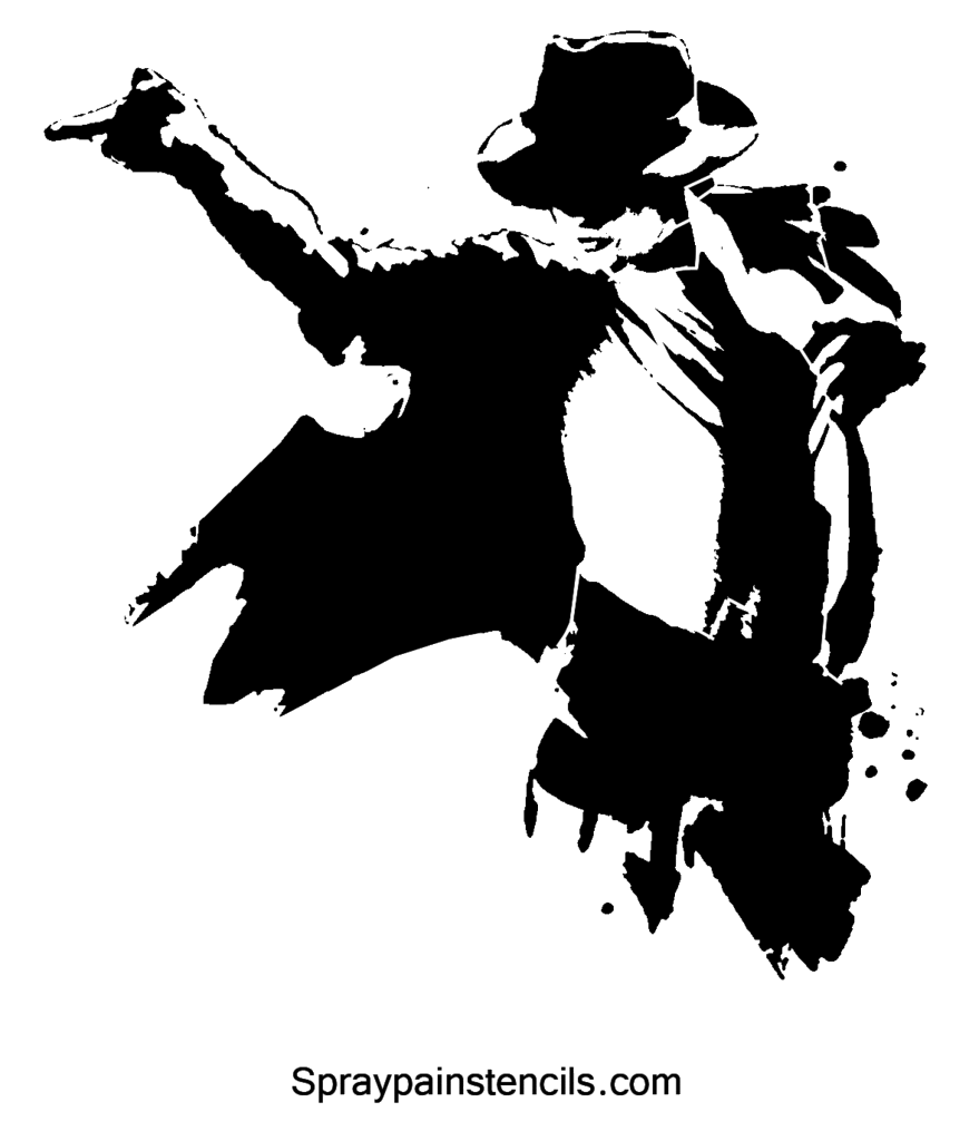 Printed vinyl Michael Jackson Logo | Stickers Factory