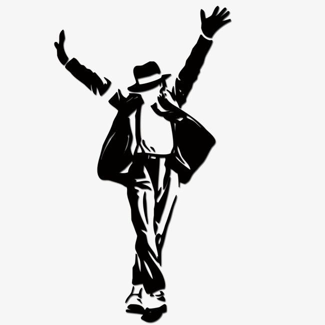 Michael Jackson Black and White Logo - Michael Jackson, Celebrity, Black And White PNG and PSD File for ...