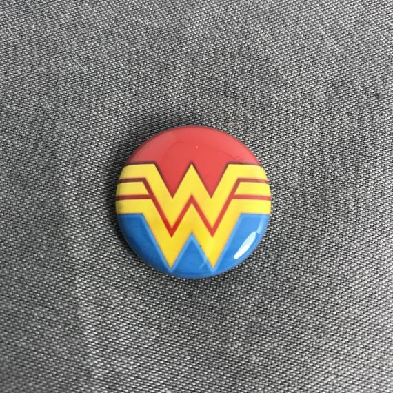 Awesome Woman Logo - Wonder Woman Logo 1 pin magnet pinback button small | Etsy