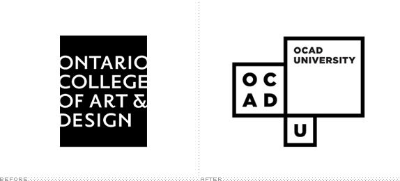 University U Logo - Brand New: OCAD U, All New