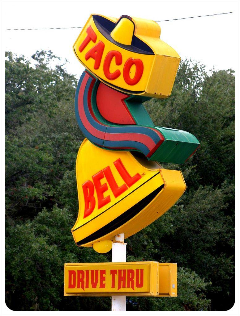 Old Taco Bell Logo - old taco bell sign savannah