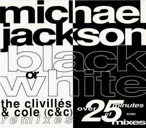 Michael Jackson Black and White Logo - Michael Jackson - Black Or White (The Clivillés & Cole (C&C) Remixes ...