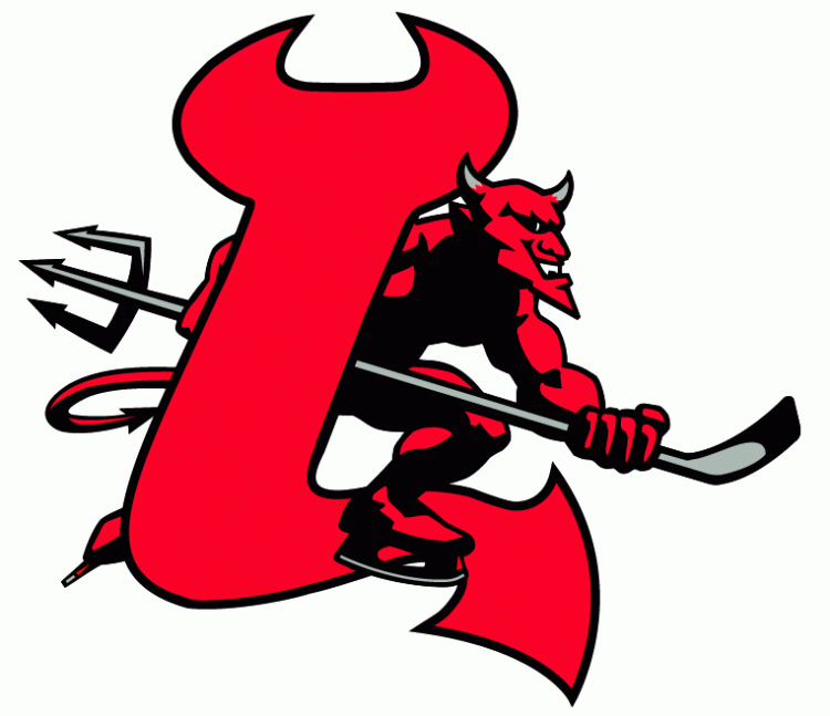 Red Devil Sports Logo - Lowell Devils Primary Logo Hockey League (AHL)