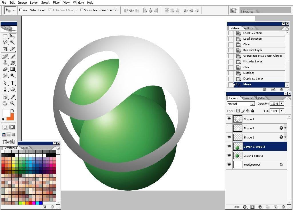 Gray and Green Circle Logo - Sony Ericsson Logo | Photoshop Tutorials @ Designstacks