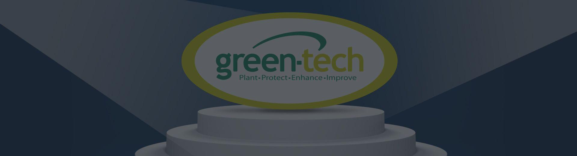 Gray and Green Circle Logo - Landscaping Suppliers - Wholesale Garden Supplies | Green-tech