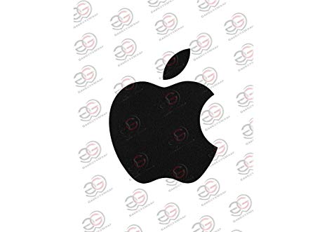Apple iPhone Logo - GADGETS WRAP Vinyl Black Matte Apple Logo Sticker for: Amazon.in