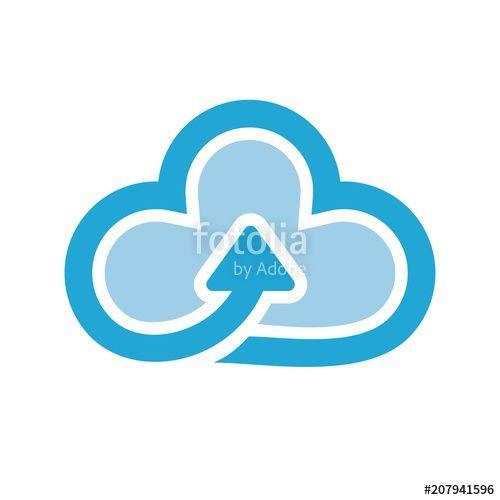 Cloud App Logo - cloud logo. app icon. internet symbol. vector eps 08.