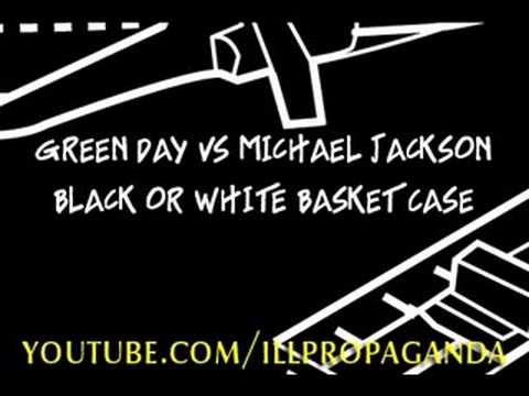 Michael Jackson Black and White Logo - Green Day vs Michael Jackson - Black or White Basket Case - YouTube