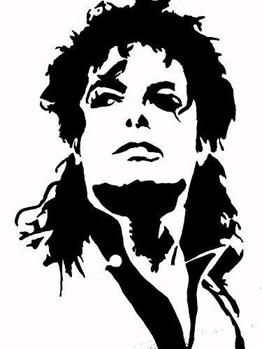 Michael Jackson Black and White Logo - Michael Jackson Dancing Life vinyl Art Wall Sticker Home