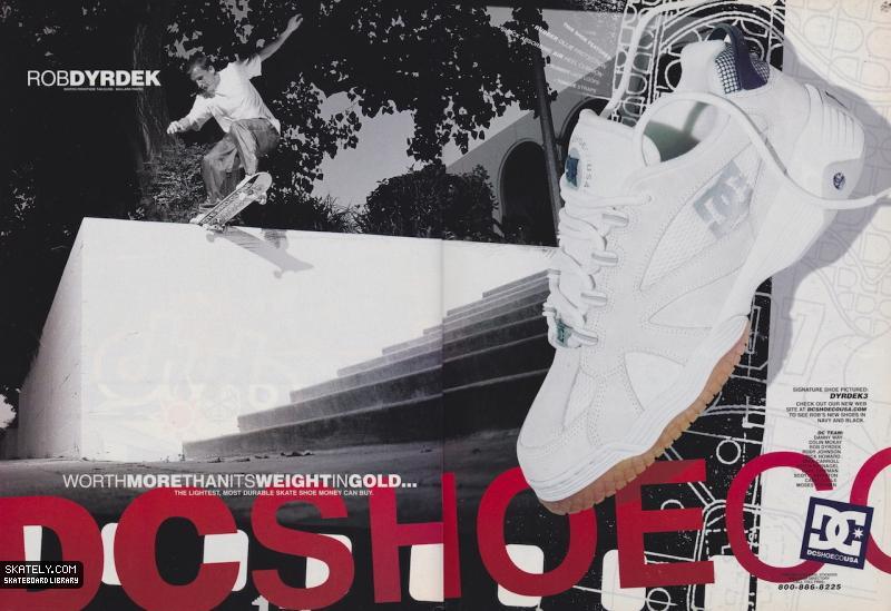 Old DC Shoes Logo - DC Shoes 3 Model Ad (1997) < Skately Library