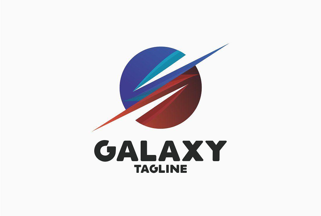 Galaxy Logo - Galaxy Logo Logo Templates Creative Market
