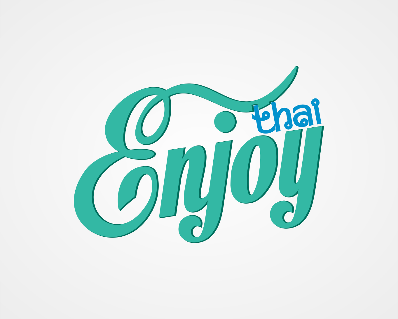 Enjoy Logo - Personable, Colorful, Restaurant Logo Design for Enjoy Thai by ESolz ...